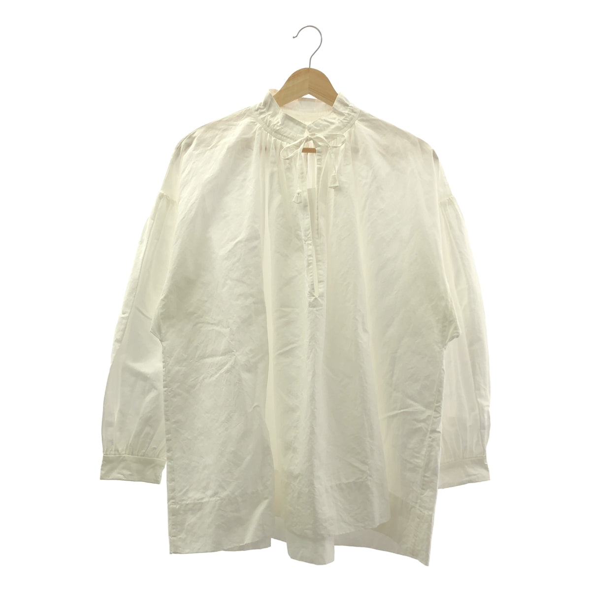 TOUJOURS | 2022春夏 | 褶皺寬鬆襯衫 | F碼 | 女款