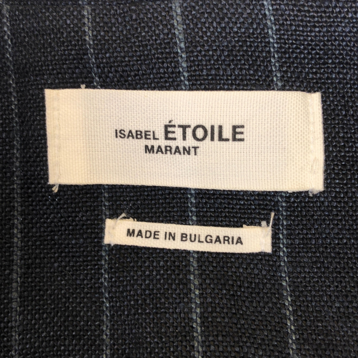 ISABEL MARANT ETOILE / イザベルマランエトワール | ストライプ ジャケット パンツ セットアップ | 36 | ネイビー | レディース