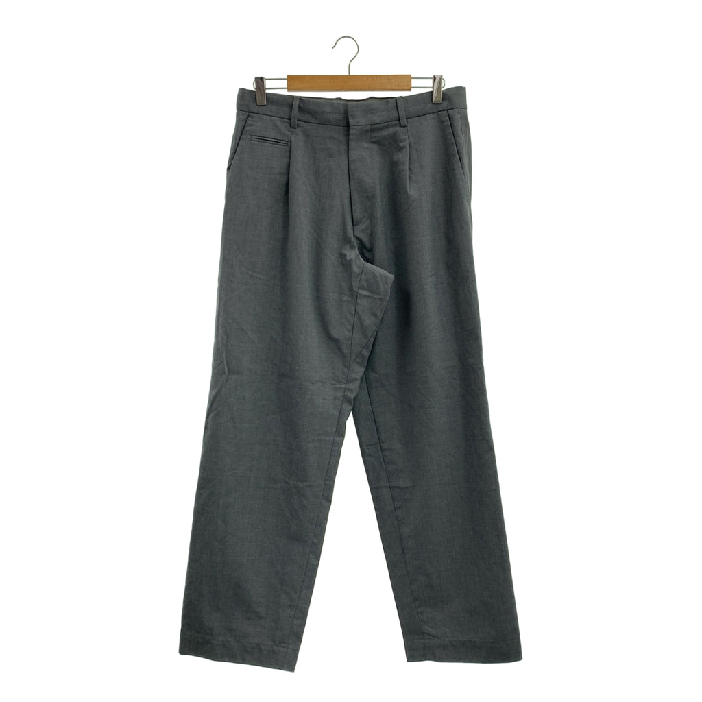 nanamica / ナナミカ | Wide Pants / SUCS739 ドローストリング サマーウールワイドパンツ | 34 | メンズ