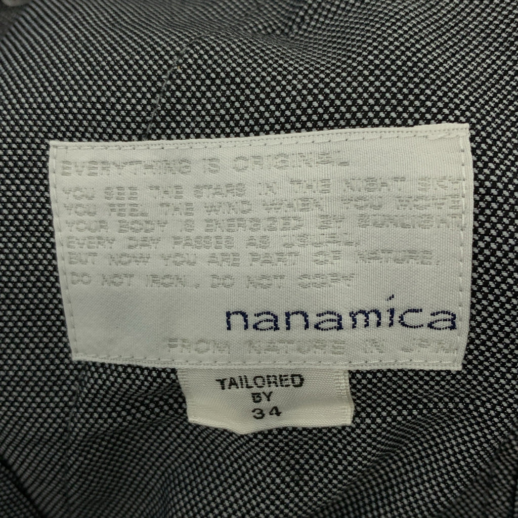 nanamica / ナナミカ | Wide Pants / SUCS739 ドローストリング サマーウールワイドパンツ | 34 | メンズ