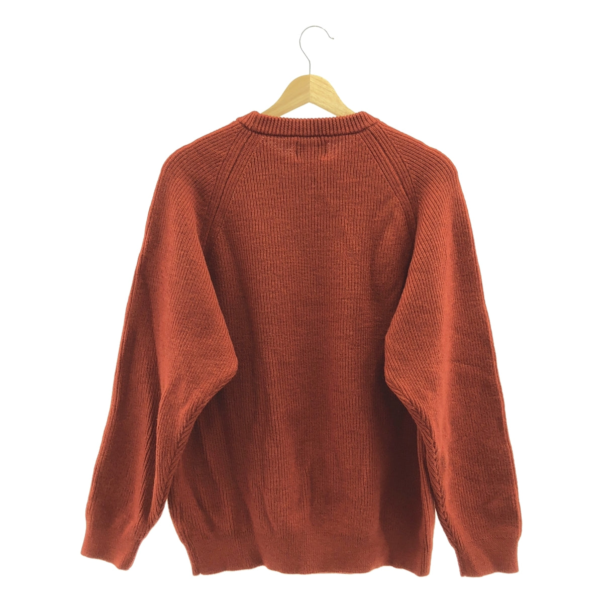EVCON / 에비콘 | 2023AW | WOOL LOW GAGE ​​CREW NECK 울 리브 니트 | 3 | 여성