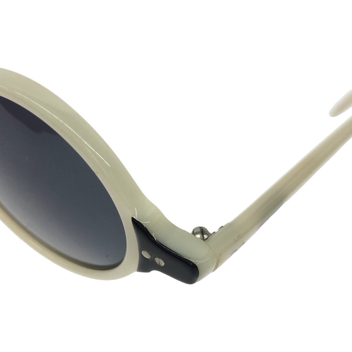 FENDI / フェンディ | FS204 バイカラー サングラス | 41□23 | ホワイト/ブラック