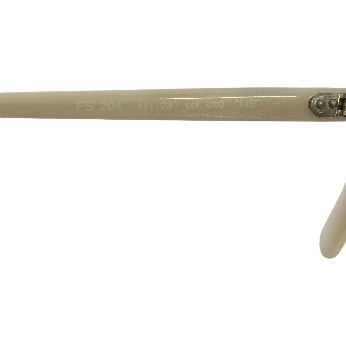 FENDI / 펜디 | FS204 바이 컬러 선글라스 | 41□23 | 화이트/블랙