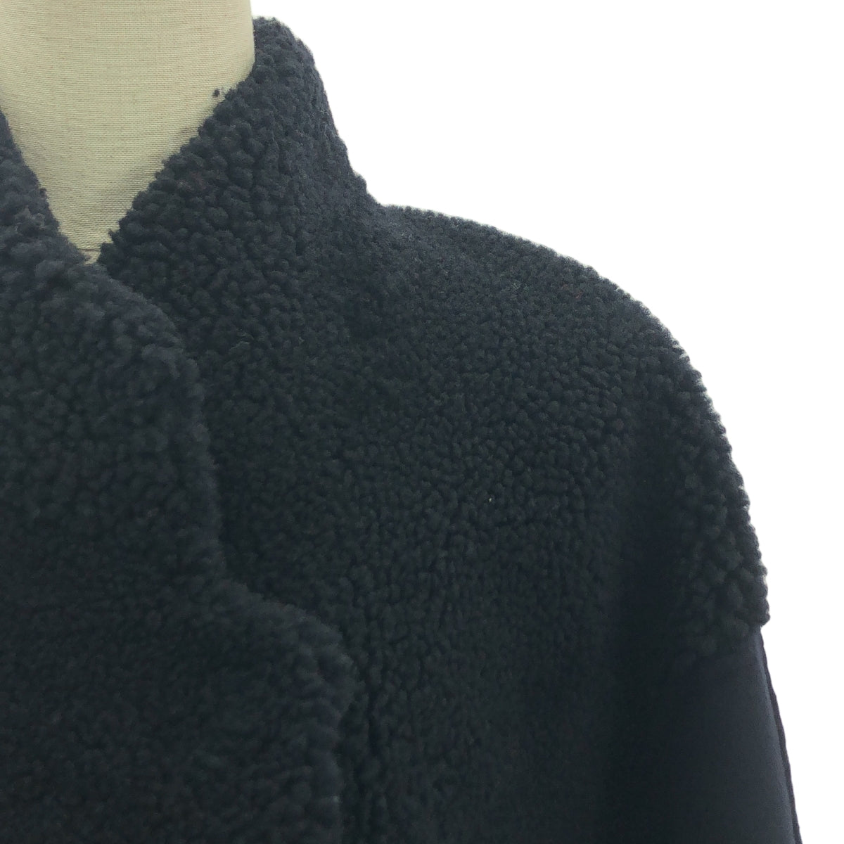 32PARADIS / Trente de Paradis | 羊毛羊絨麥爾登呢雙面剪羊毛大衣 | S | 海軍藍 / 黑色 | 女款