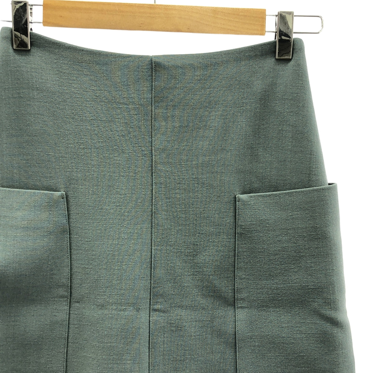 AURALEE / オーラリー | 2021AW | TENSE WOOL DOUBLE CLOTH SKIRT テンスウール ダブルクロス スカート | 0 | ブルーグレー | レディース
