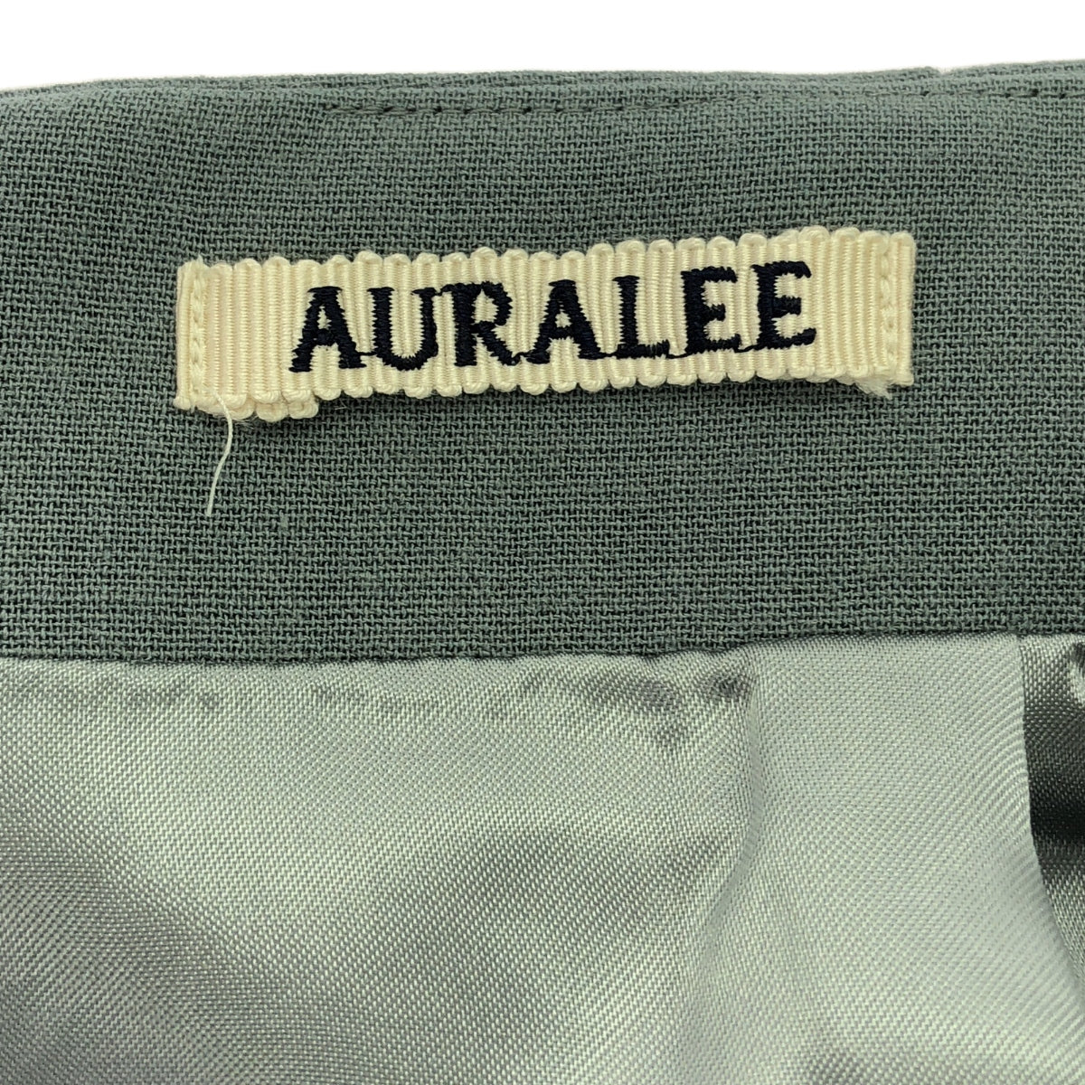 AURALEE / オーラリー | 2021AW | TENSE WOOL DOUBLE CLOTH SKIRT テンスウール ダブルクロス スカート | 0 | ブルーグレー | レディース
