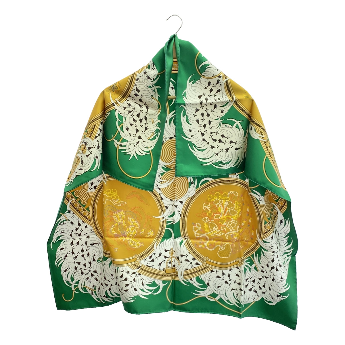 [品相良好] HERMES / 愛馬仕 | Carré 90 Legende Brodee 刺繡傳奇圍巾 |多色的