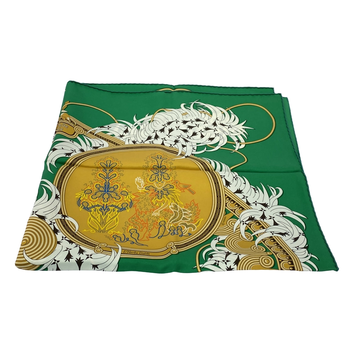 【미품】 HERMES / 헤르메스 | 카레 90 Legende Brodee 자수가 만들어내는 전설 스카프 | 멀티 컬러