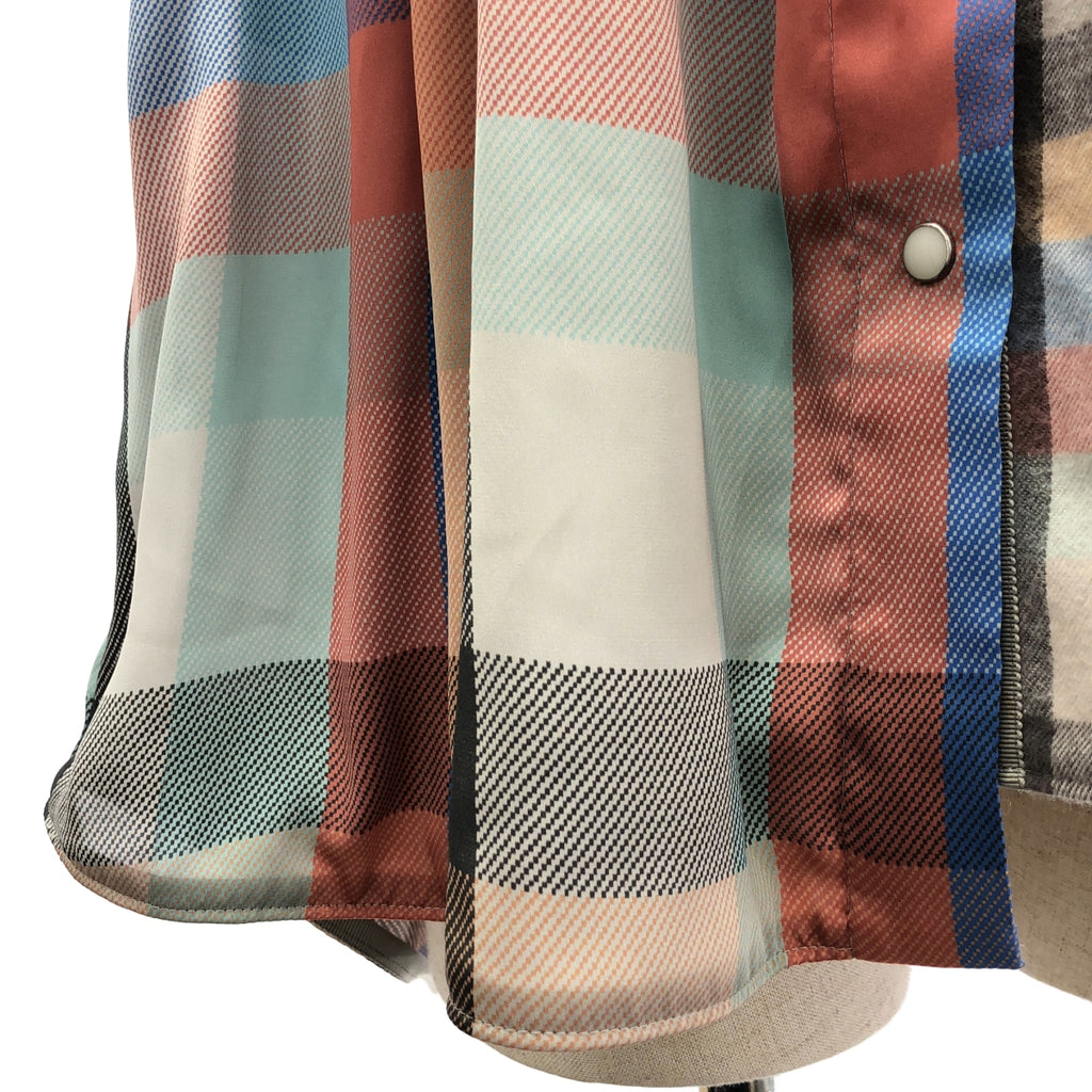 sacai / 사카이 | 2022SS | Plaid Layered shirts 체크 레이어드 셔츠 | 1 | 멀티 컬러 | 여성
