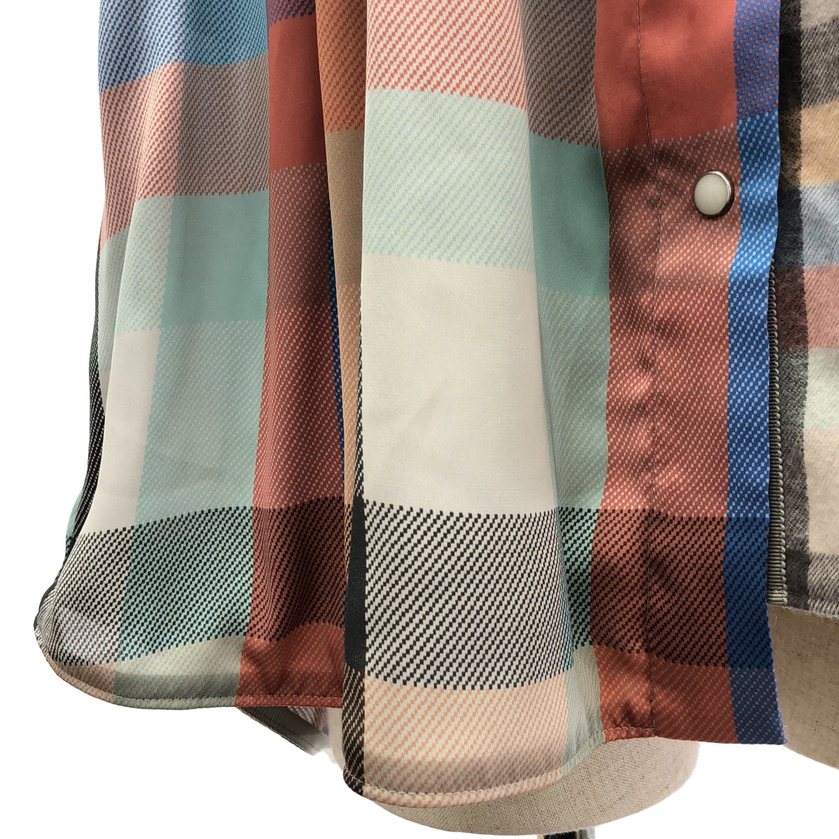 sacai / 사카이 | 2022SS | Plaid Layered shirts 체크 레이어드 셔츠 | 1 | 멀티 컬러 | 여성