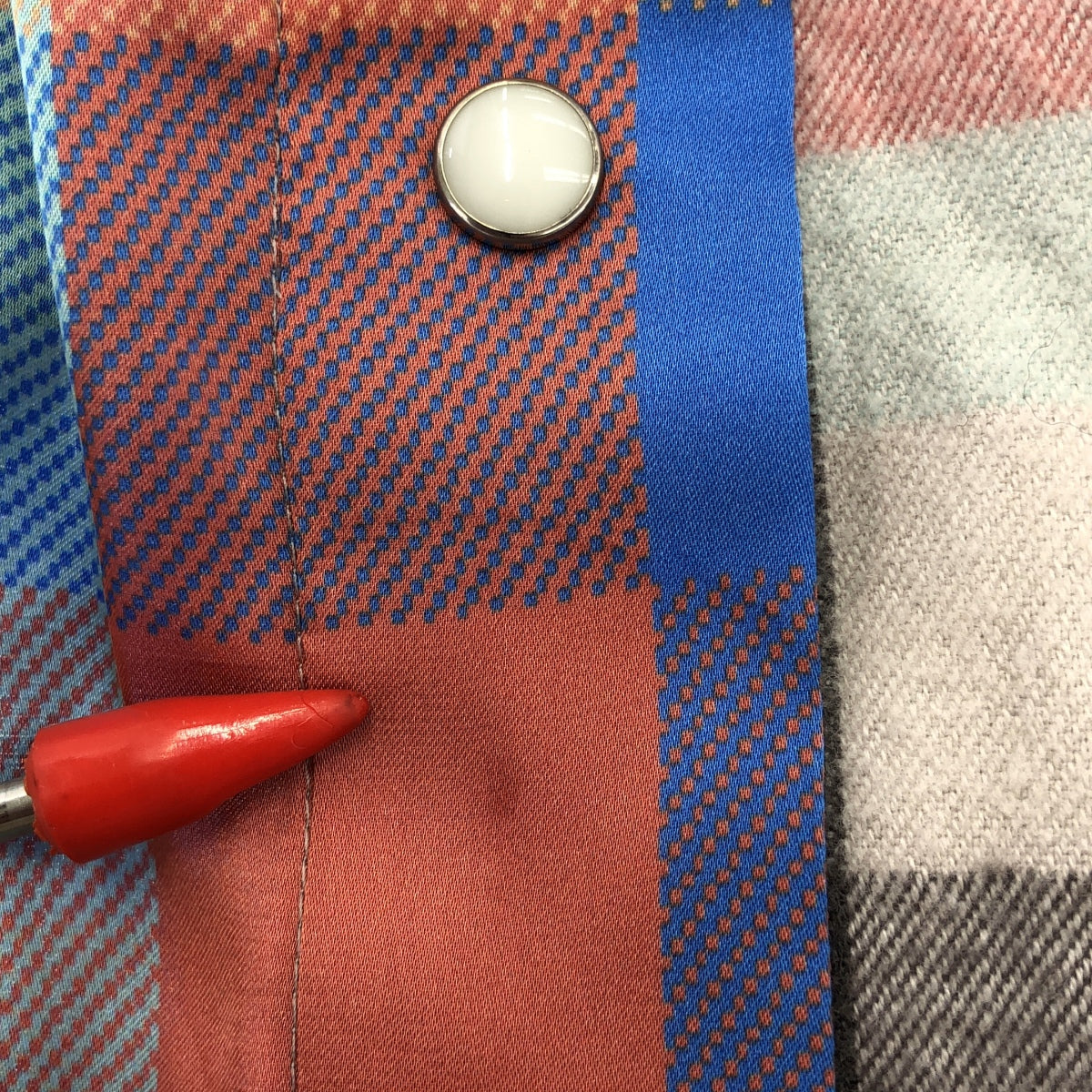 sacai / 사카이 | 2022SS | Plaid Layered shirts 체크 레이어드 셔츠 | 1 | 멀티 컬러 | 여성