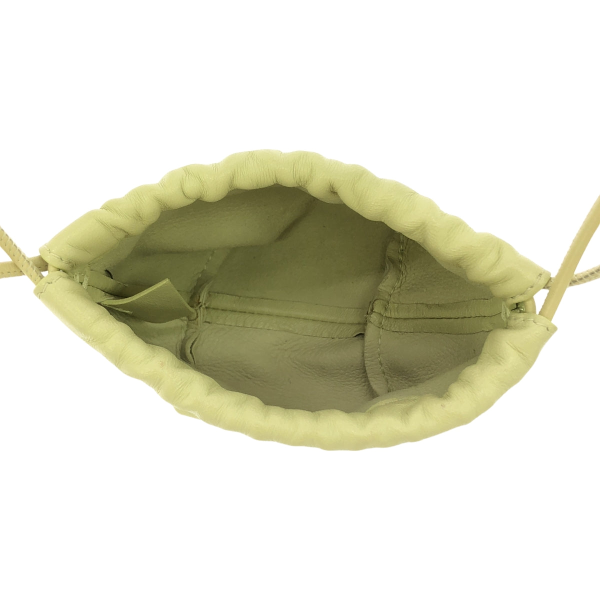 JIL SANDER / 질산더 | DUMPLNG MINI 덤플링 미니 마이크로 액세서리 가방 | 라이트 그린 | 여성