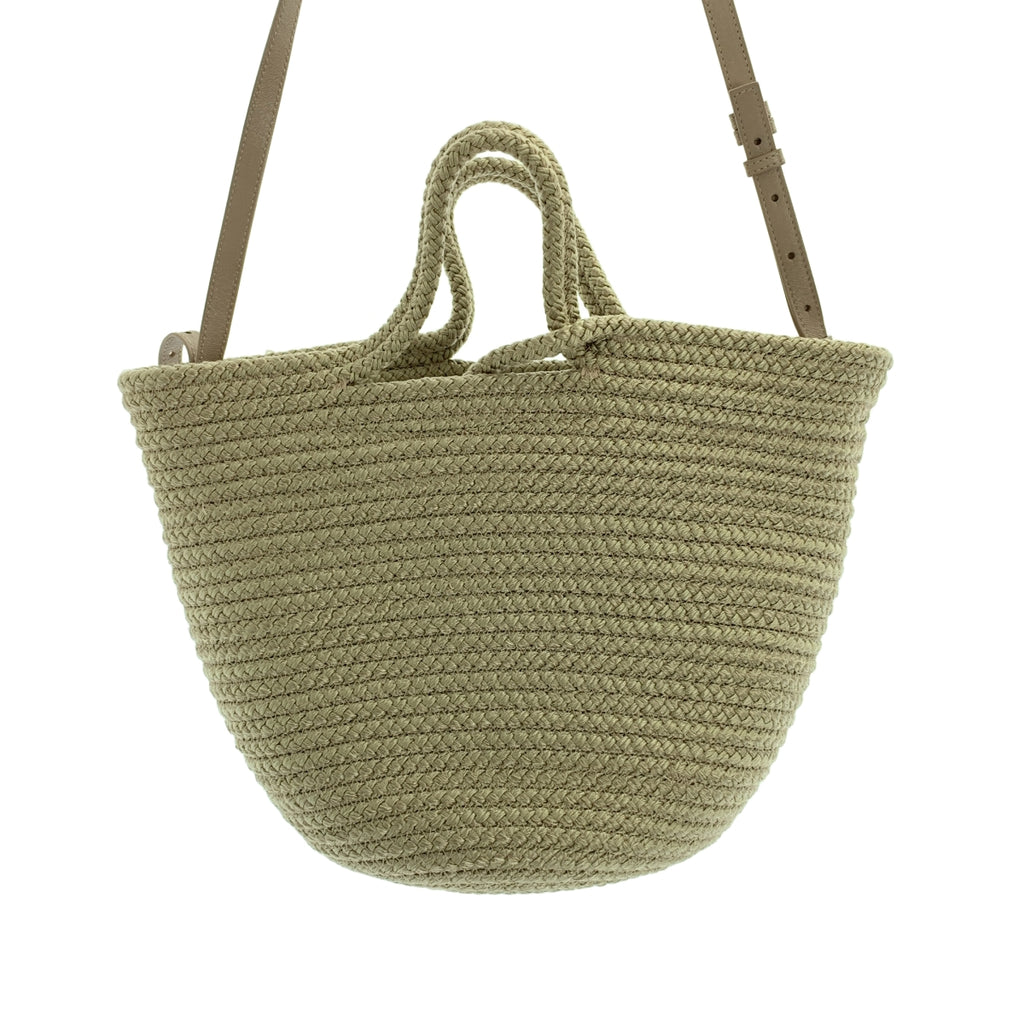 BALENCIAGA / バレンシアガ | IBIZA イビザ ミディアム バスケット ハンドバッグ / 695611 | グリーン系 | レディース