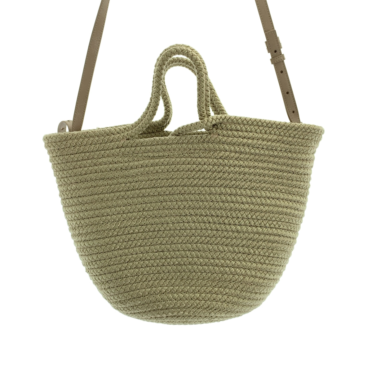 BALENCIAGA / バレンシアガ | IBIZA イビザ ミディアム バスケット ハンドバッグ / 695611 | グリーン系 | レディース