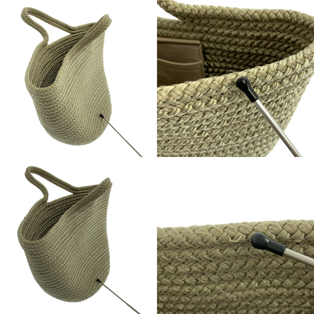 BALENCIAGA / バレンシアガ | IBIZA イビザ ミディアム バスケット ハンドバッグ / 695611 | グリーン系 | レディース