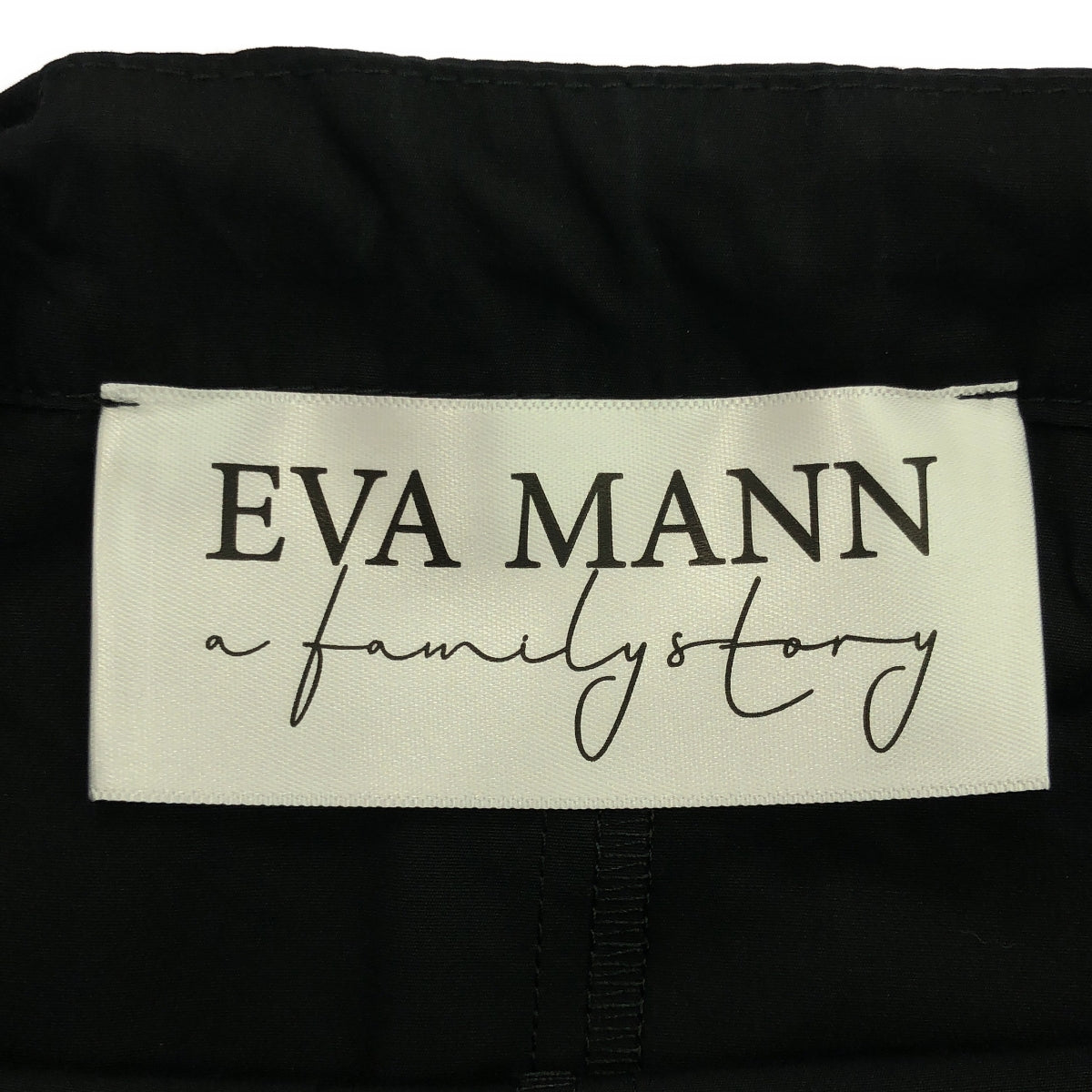 EVA MANN | Off-the-shoulder side ribbon blouse | Black | Women's