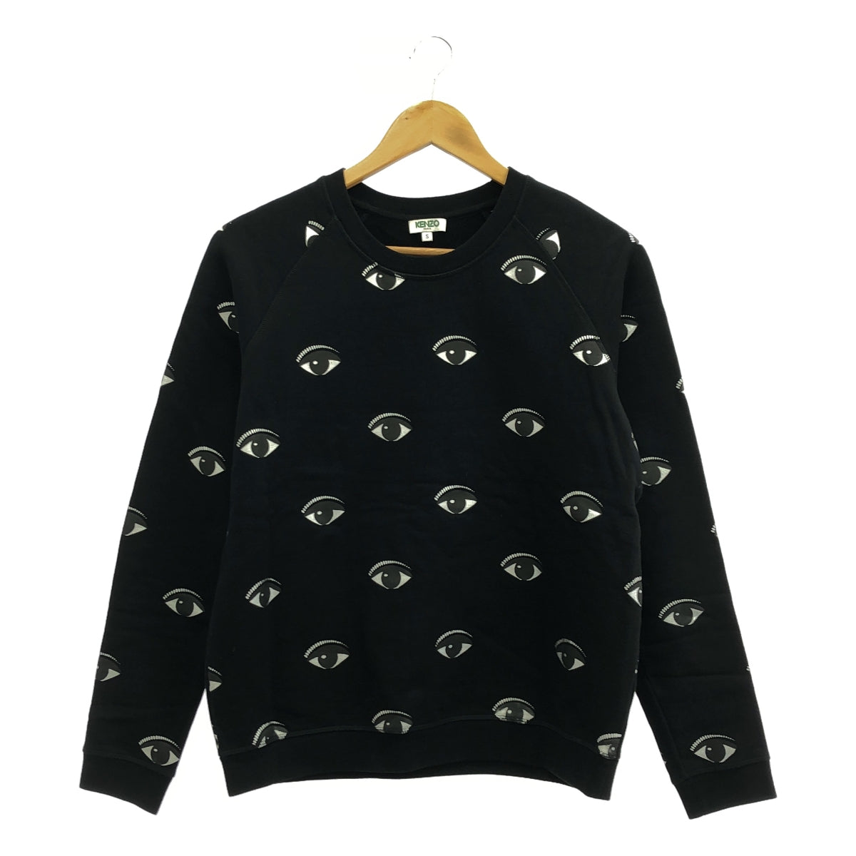 KENZO | Eye print sweatshirt pullover | S | Black | Men's