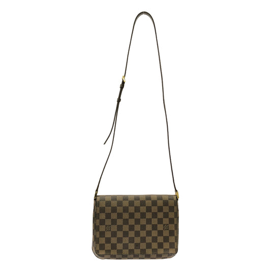 Louis Vuitton / Louis Vuitton | N51301 / Damier Musette Tango Leather Flap Shoulder Bag / Unisex |