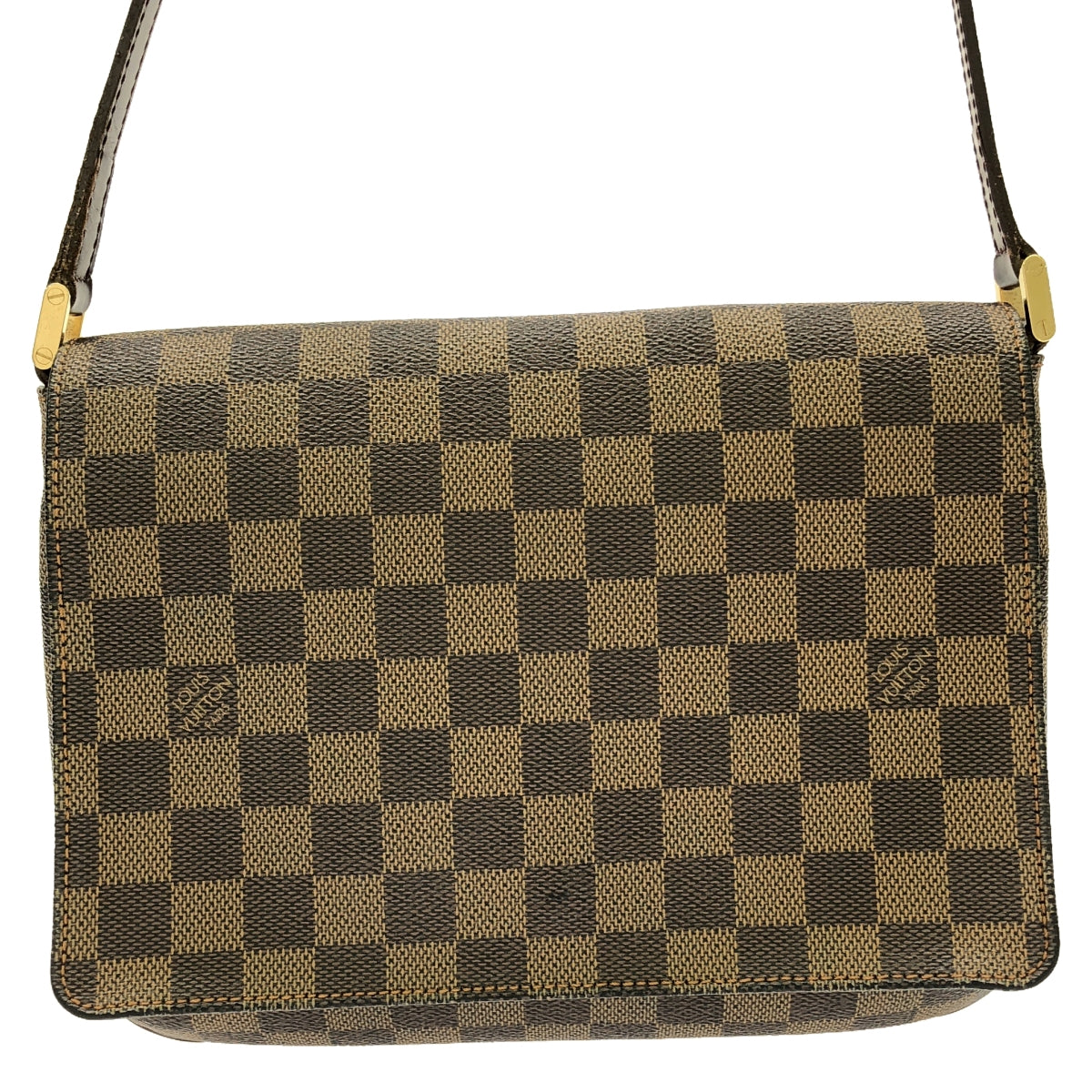 Louis Vuitton / ルイヴィトン | N51301 / ダミエ ミュゼット・タンゴ レザー フラップ ショルダーバッグ / ユニセックス |