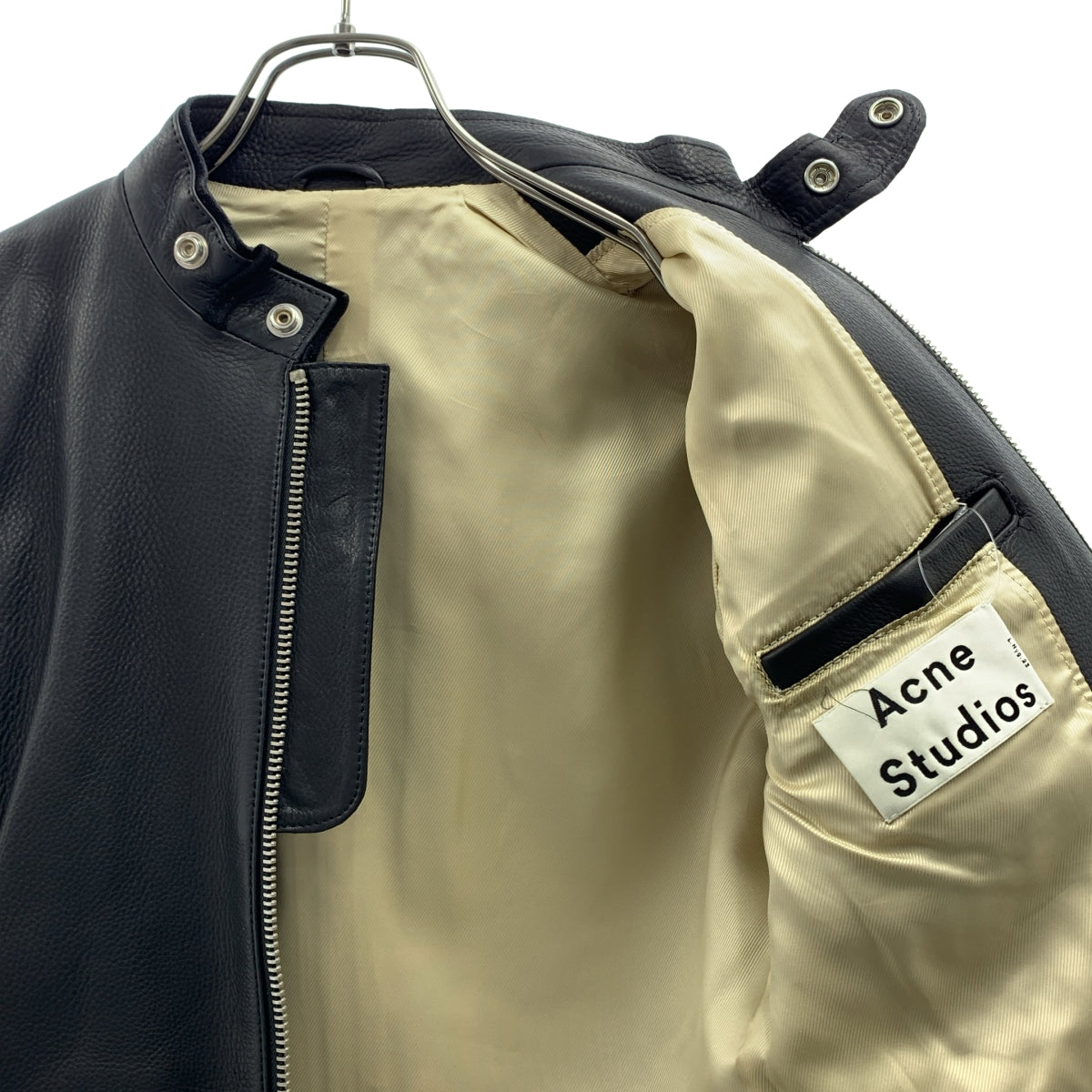 Acne Studios / アクネストゥディオズ | OLIVER シングル ライダースジャケット | 44 | メンズ