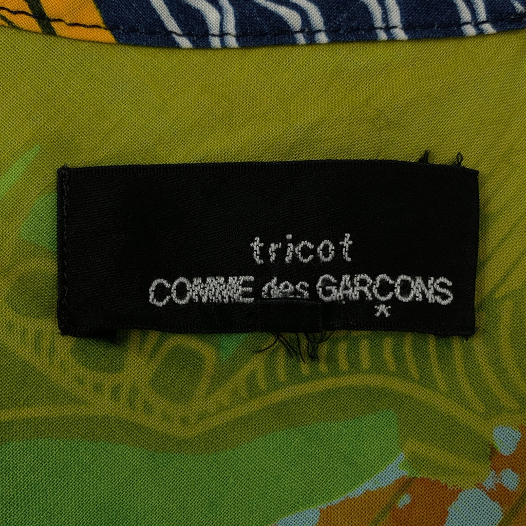 tricot COMME des GARCONS / Tricom De Galson | 2012AW | 총 무늬 변형 비대칭 패치 워크 원피스 | M | 멀티 컬러 | 여성