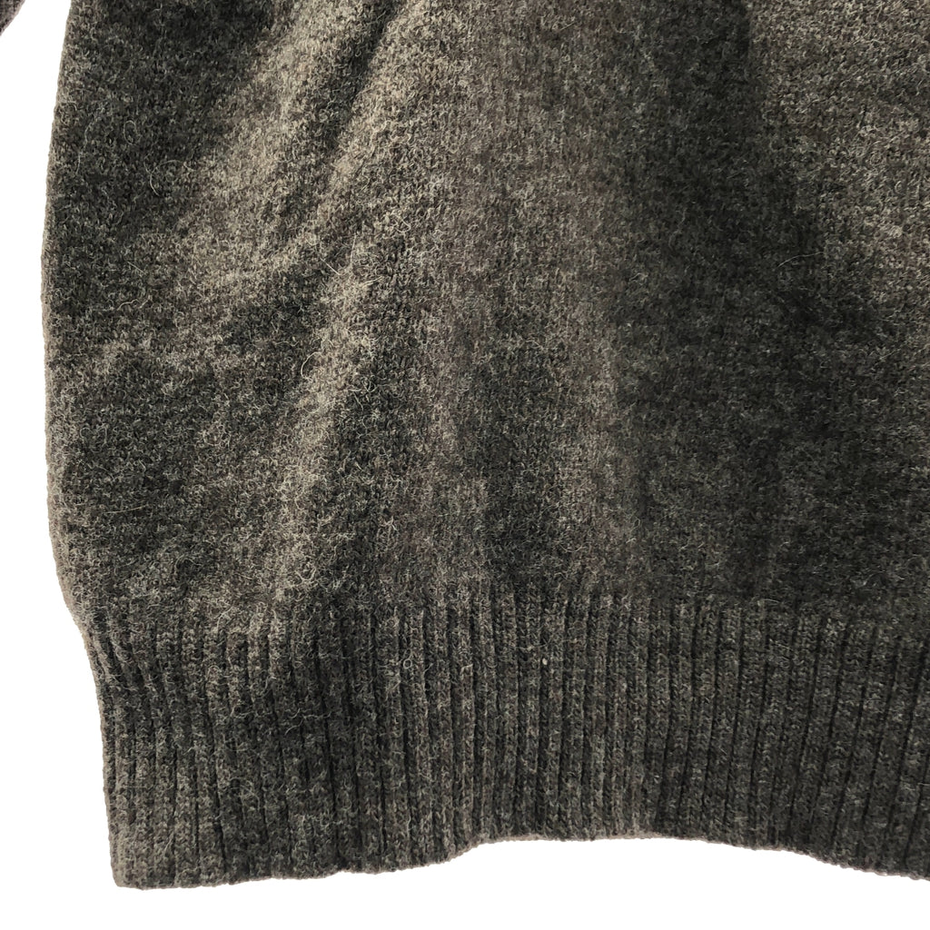 JUNYA WATANABE COMME des GARCONS / ジュンヤワタナベ | 2012AW | ウール ポケット付き ロング クルーネックニット | S | ブラウン | レディース