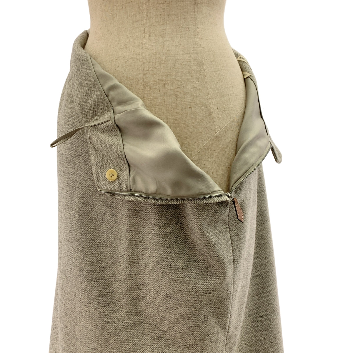 HERMES / 헤르메스 | by Martin Margiela 마르제라 / 울 캐시미어 스커트 | 38 |