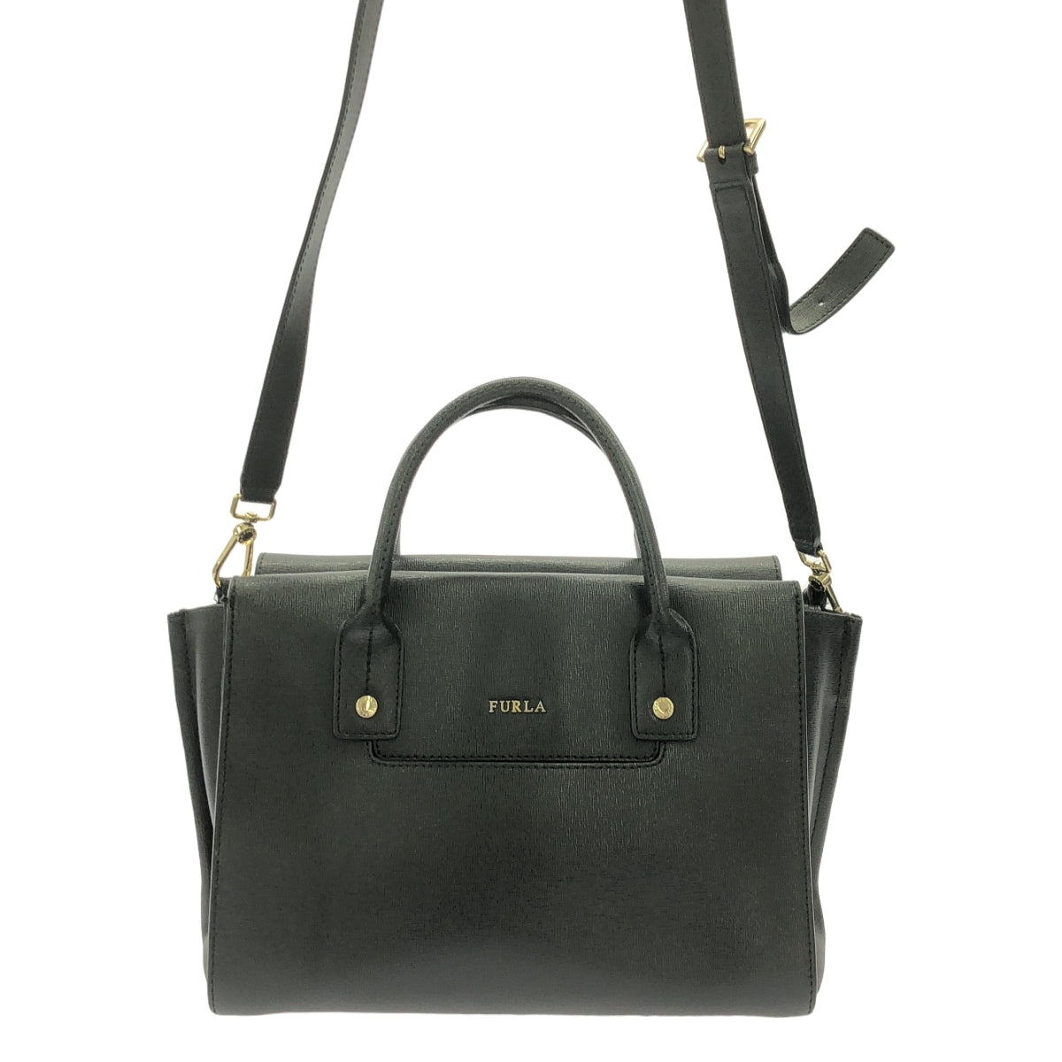 FURLA | 2way方形手提包|黑色 |女性的