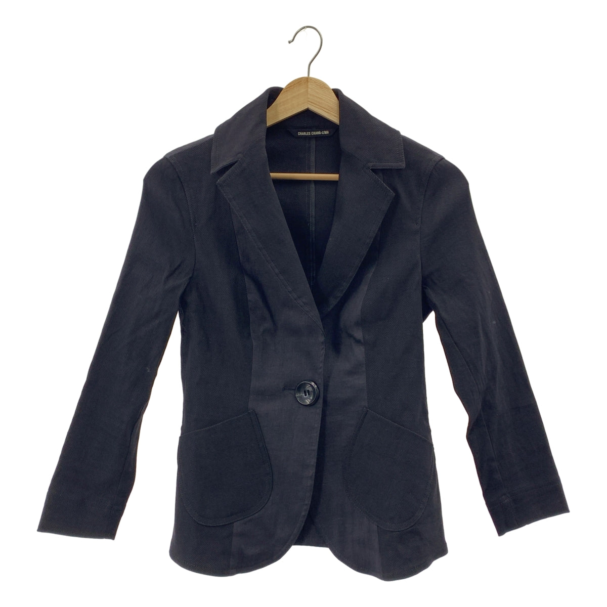 Charles Chang-Lima | BARNEYS NEW YORK 彈性 1B 單排扣外套 | 尺寸 4 | 女款