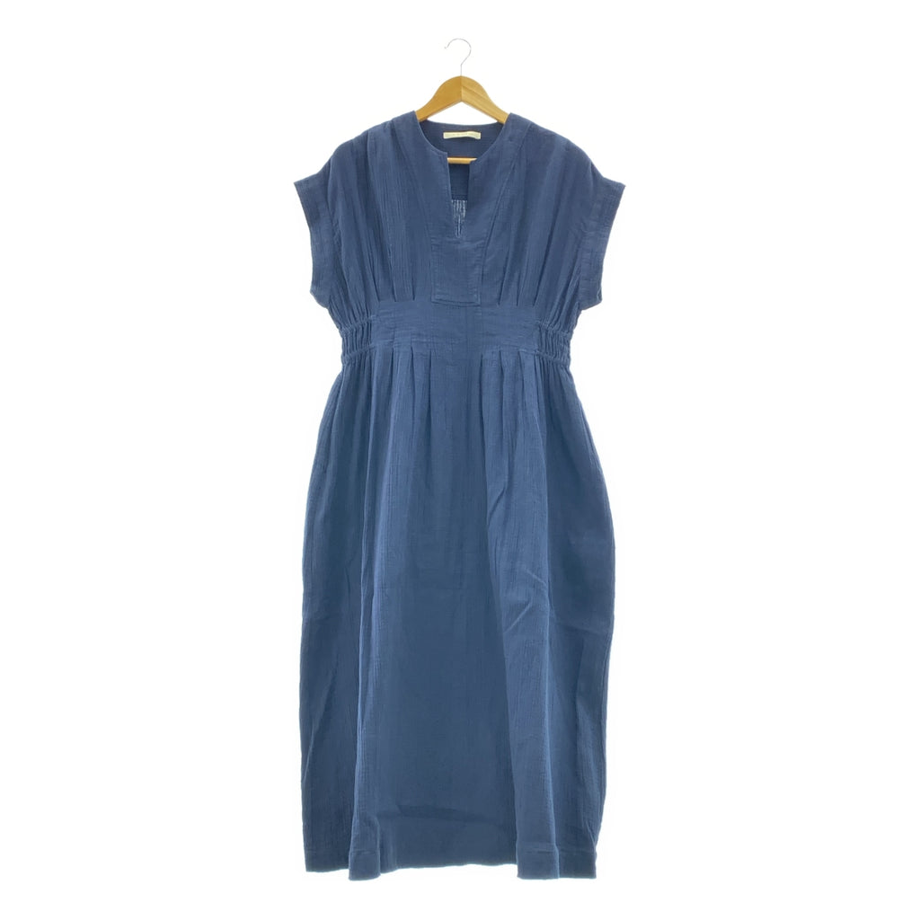 ne Quittez pas / 누키 테파 | Cotton Double Gauze Tuck Dress / 코튼 더블 거즈 탁 드레스 원피스 | S |