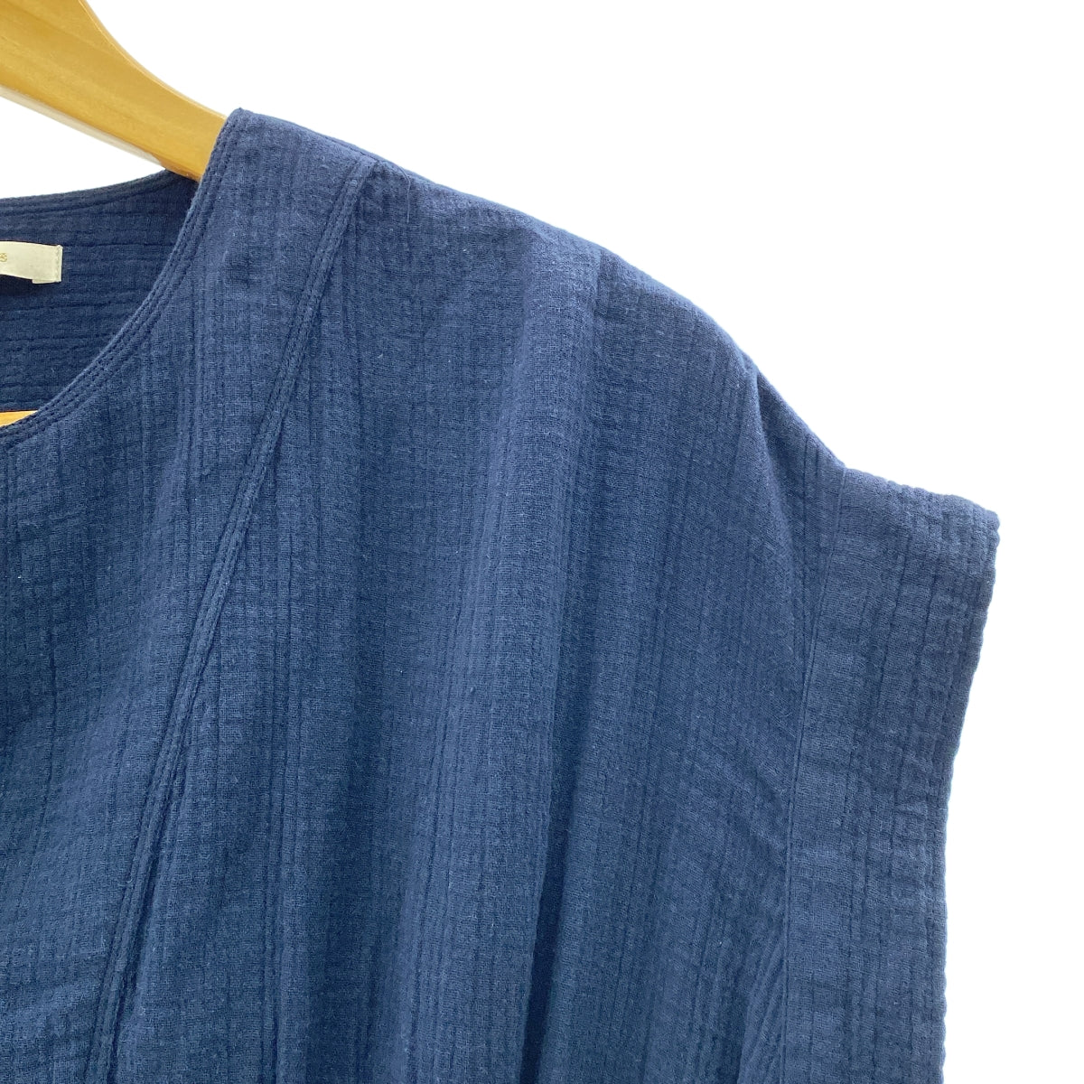 ヌキテパ　Cotton Double Gauze Tuck Dress オンライン 通販ファッション - ヌキテパ Cotton Double Gauze Tuck