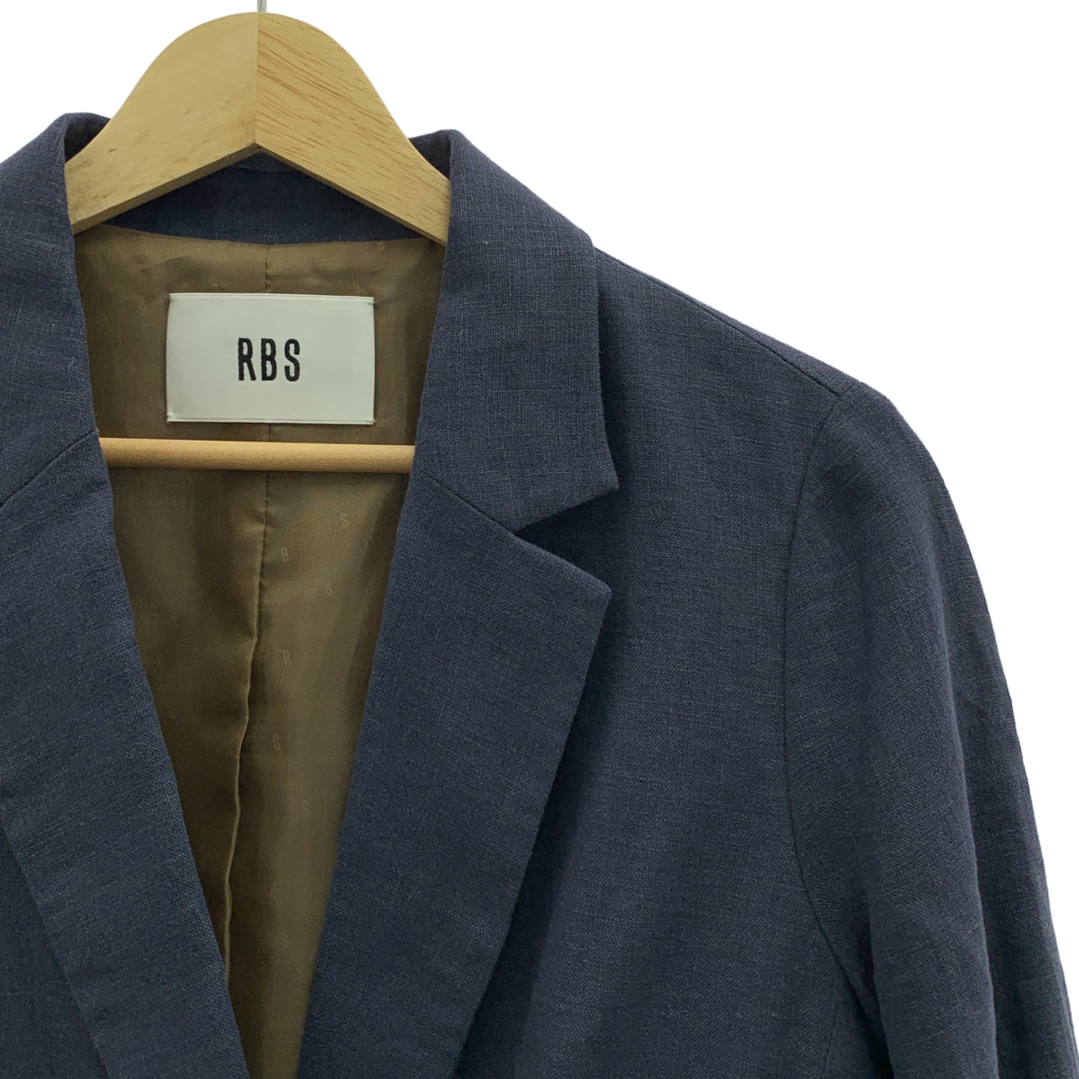 Ray BEAMS / レイビームス | 2020SS | RBS / セットアップ リネン 1B テーラードジャケット ロゴ総裏地 / スリット タック スラックス パンツ 裏地付き | S | レディース