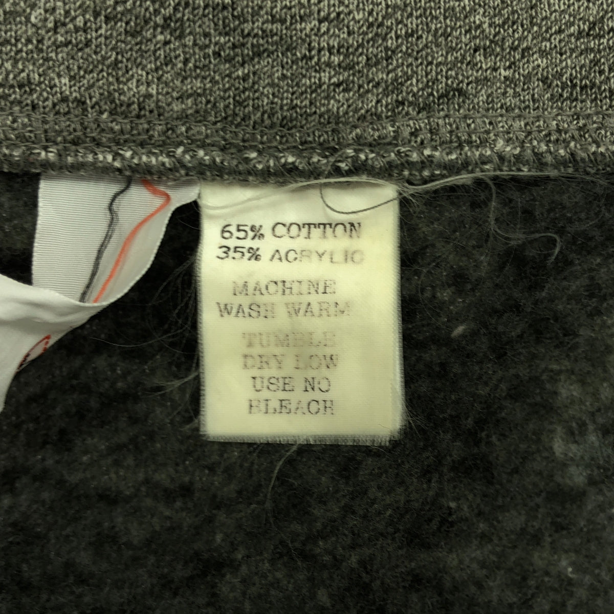 GOODENOUGH / グッドイナフ | 90s ヴィンテージ 霜降スウェット ジップパーカー 三角タグ | L | グレー | メンズ