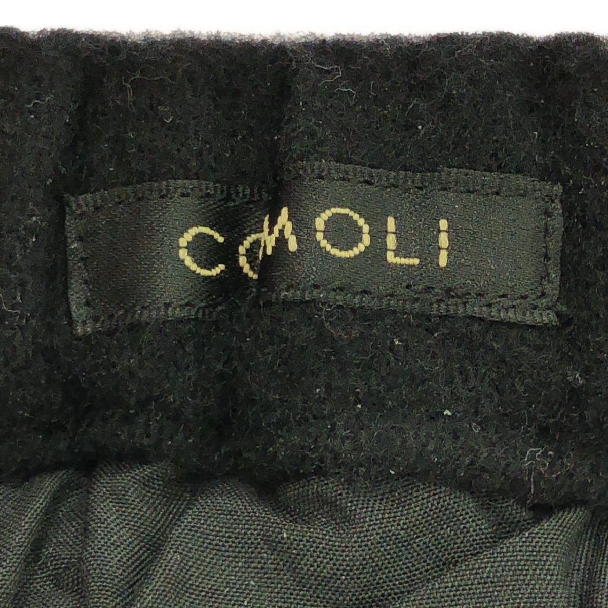 COMOLI | 抽繩羊毛氈 6P 褲 / 全襯裡 / A03-03014 | 1 | 黑色 | 男款