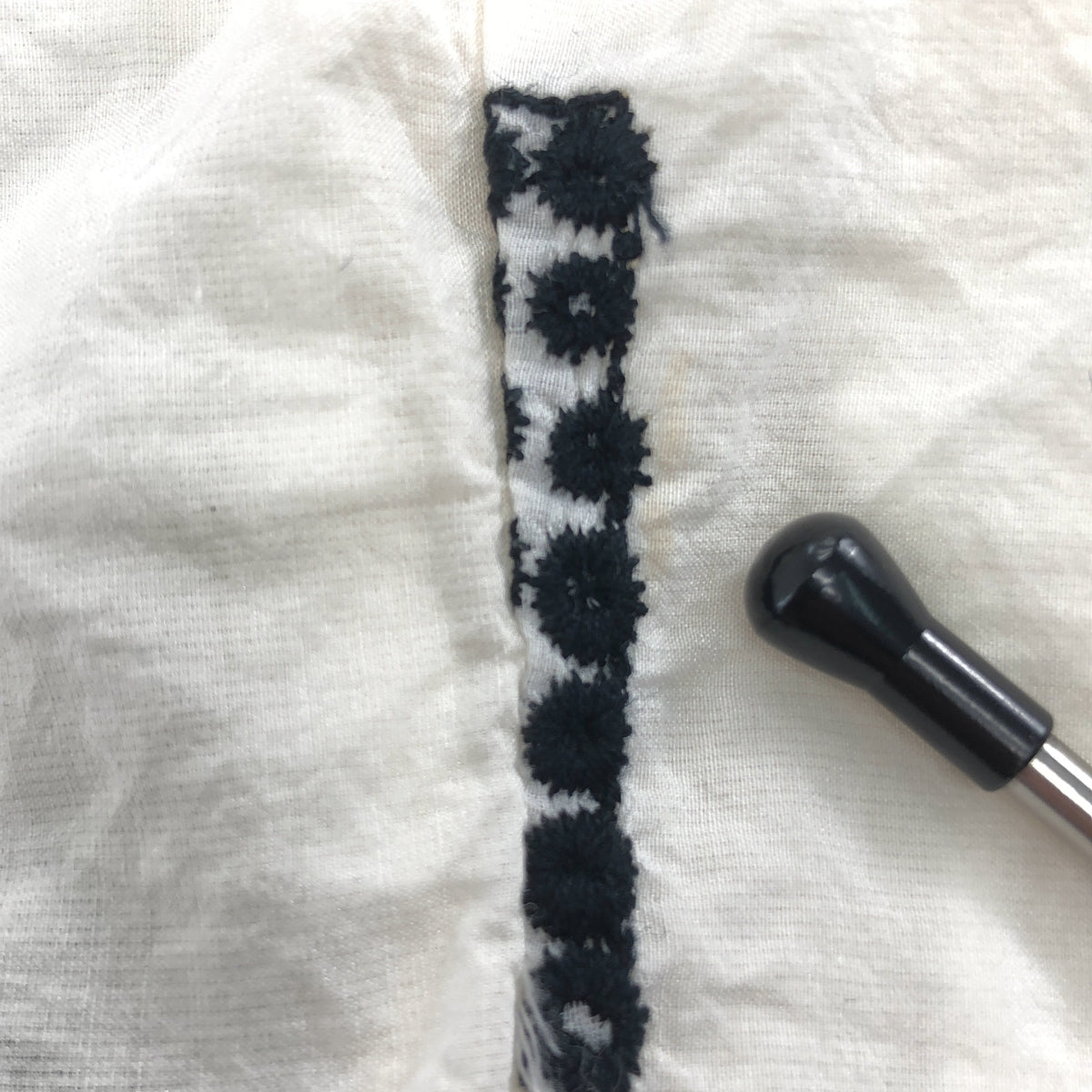 mina perhonen / ミナペルホネン | 2019 s/s | piece dress コットン シルク エンブロイダリー ワンピース | 38 | レディース