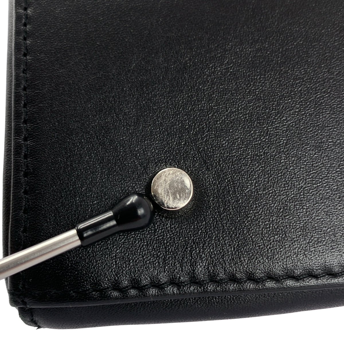 [狀況極佳] Hoaw。皮革翻蓋波士頓包 | 黑色 | 女款