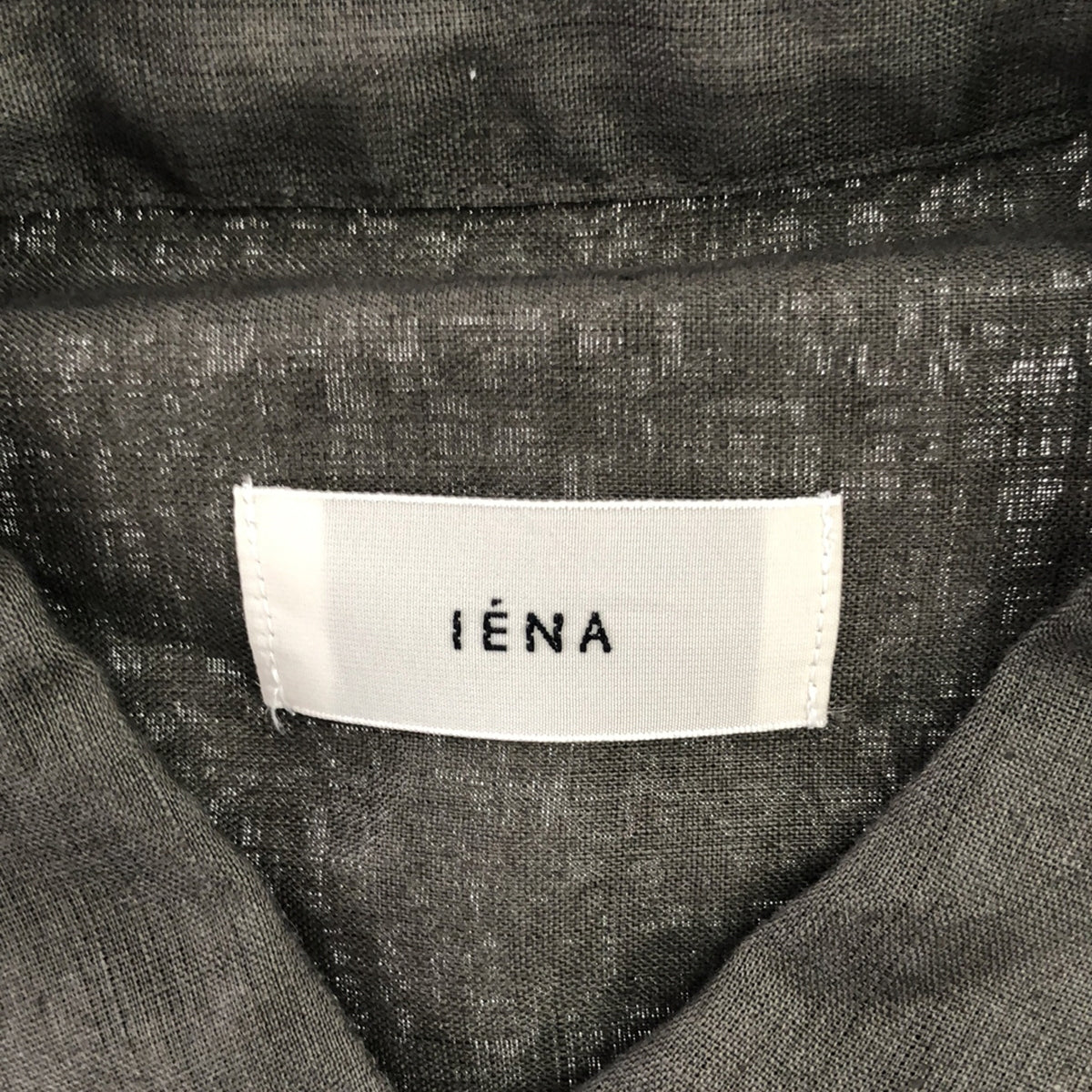 IENA / イエナ | フレンチリネンオーバーシャツ | F |