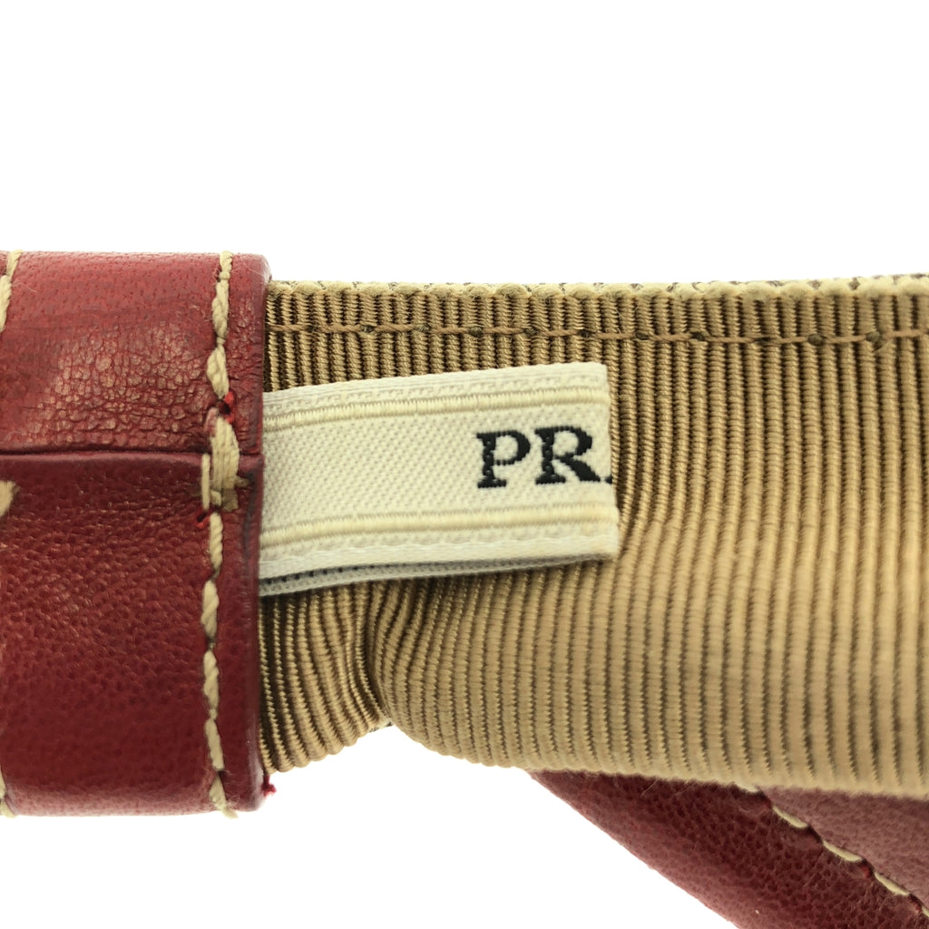 PRADA / プラダ | キャンバス ジャガード サンバイザー | M | その他