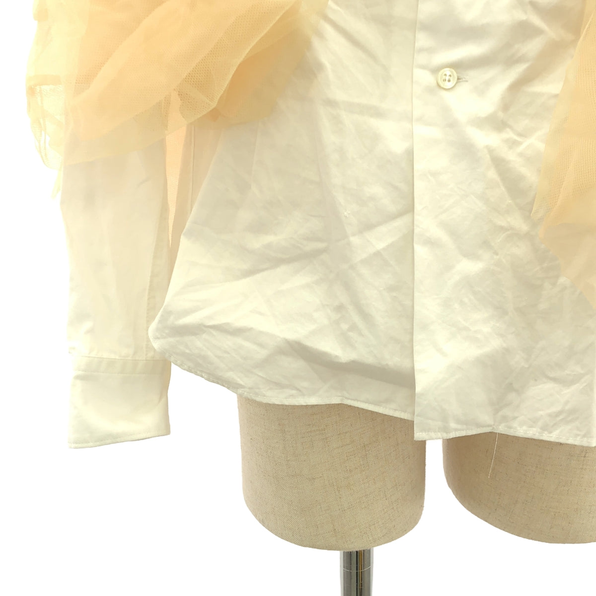 COMME des GARCONS | 2009AW | Tulle docking shirt | S | Women's