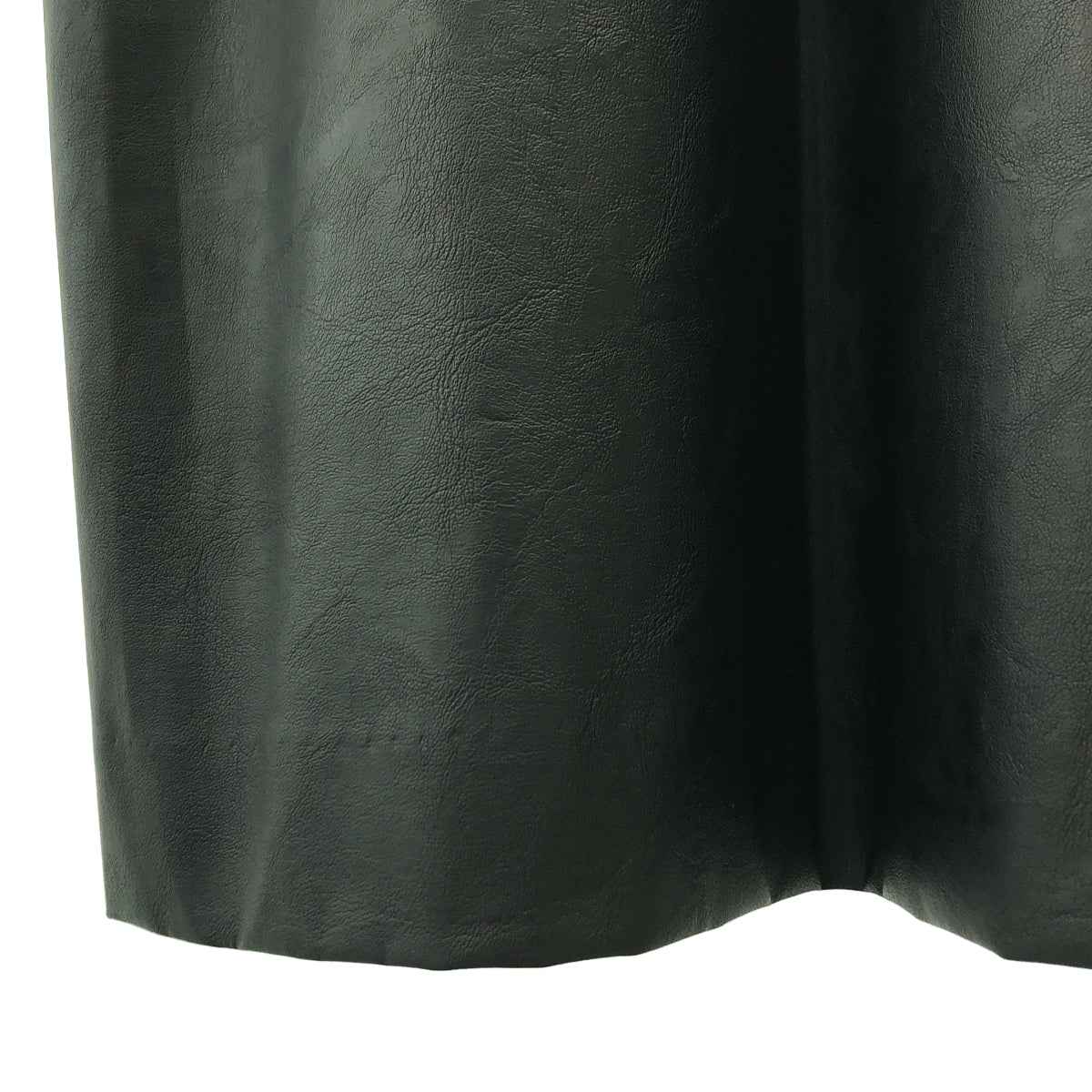 SACRA / サクラ | HPS別注 SYNTHETIC LEATHER フェイクレザー ジャンパースカート | 38 | ブラック | レディース