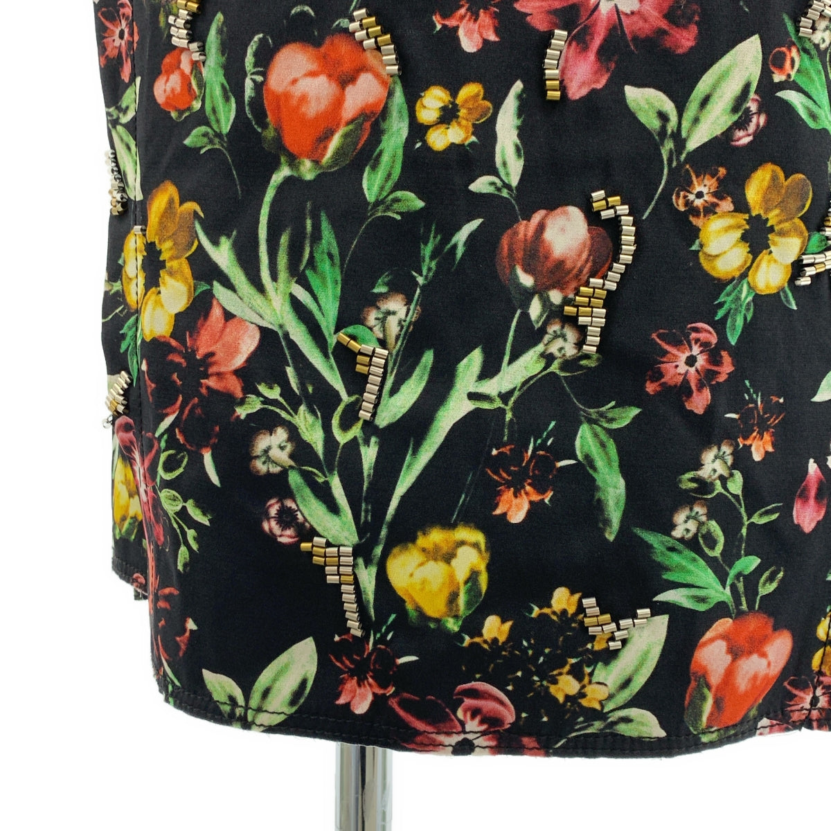 3.1 Phillip Lim | 100% 絲質 | 絲質全印花寶石後拉鍊洋裝 | 0 | 女款