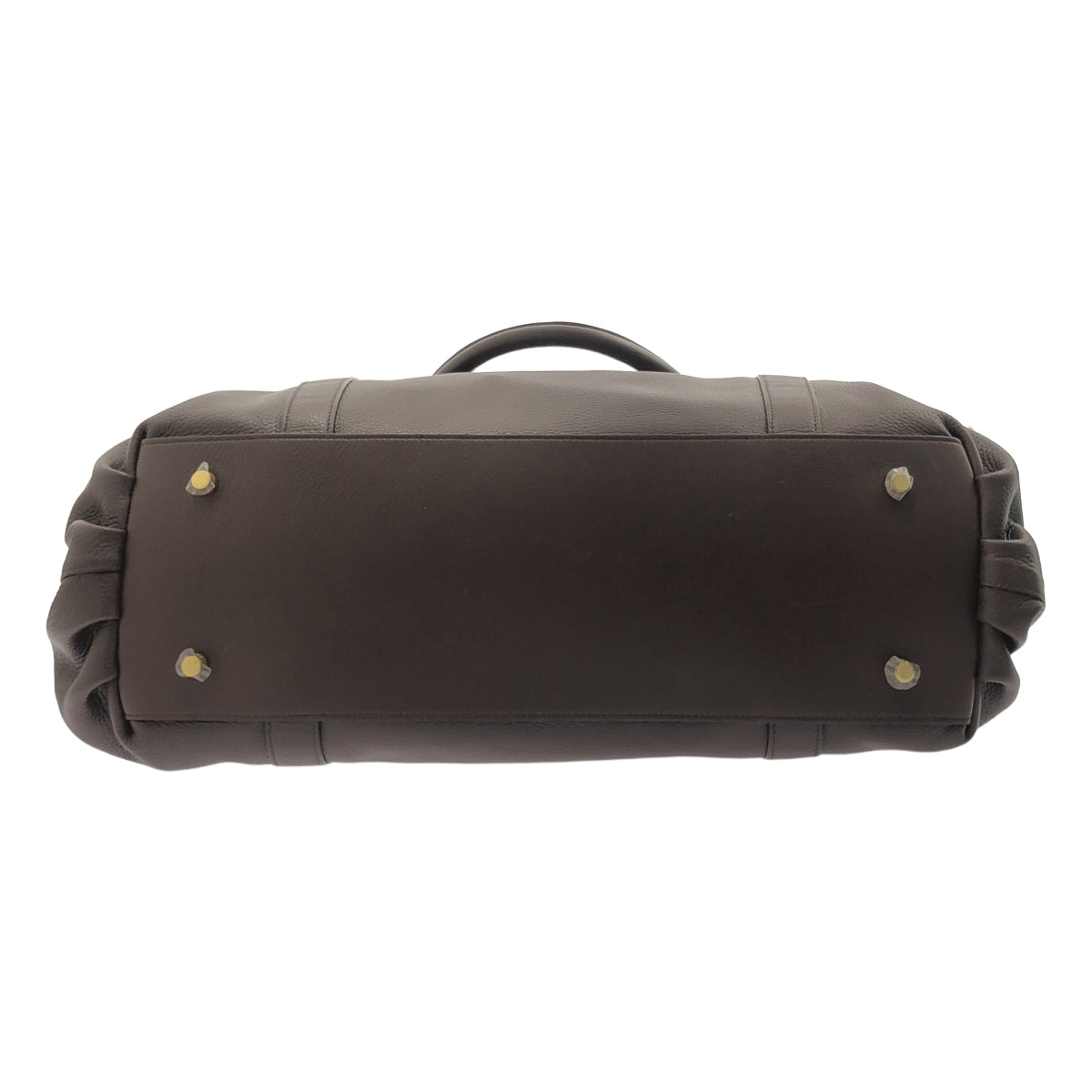 【美品】  CELINE / セリーヌ | アビー レザートートバッグ | ダークブラウン | レディース