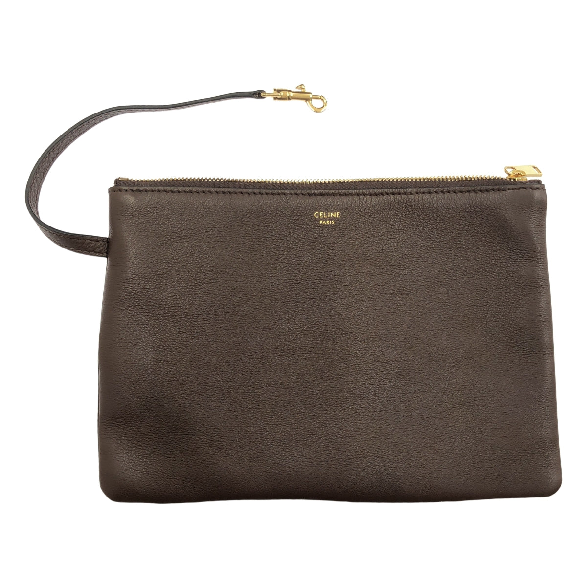 【美品】  CELINE / セリーヌ | アビー レザートートバッグ | ダークブラウン | レディース
