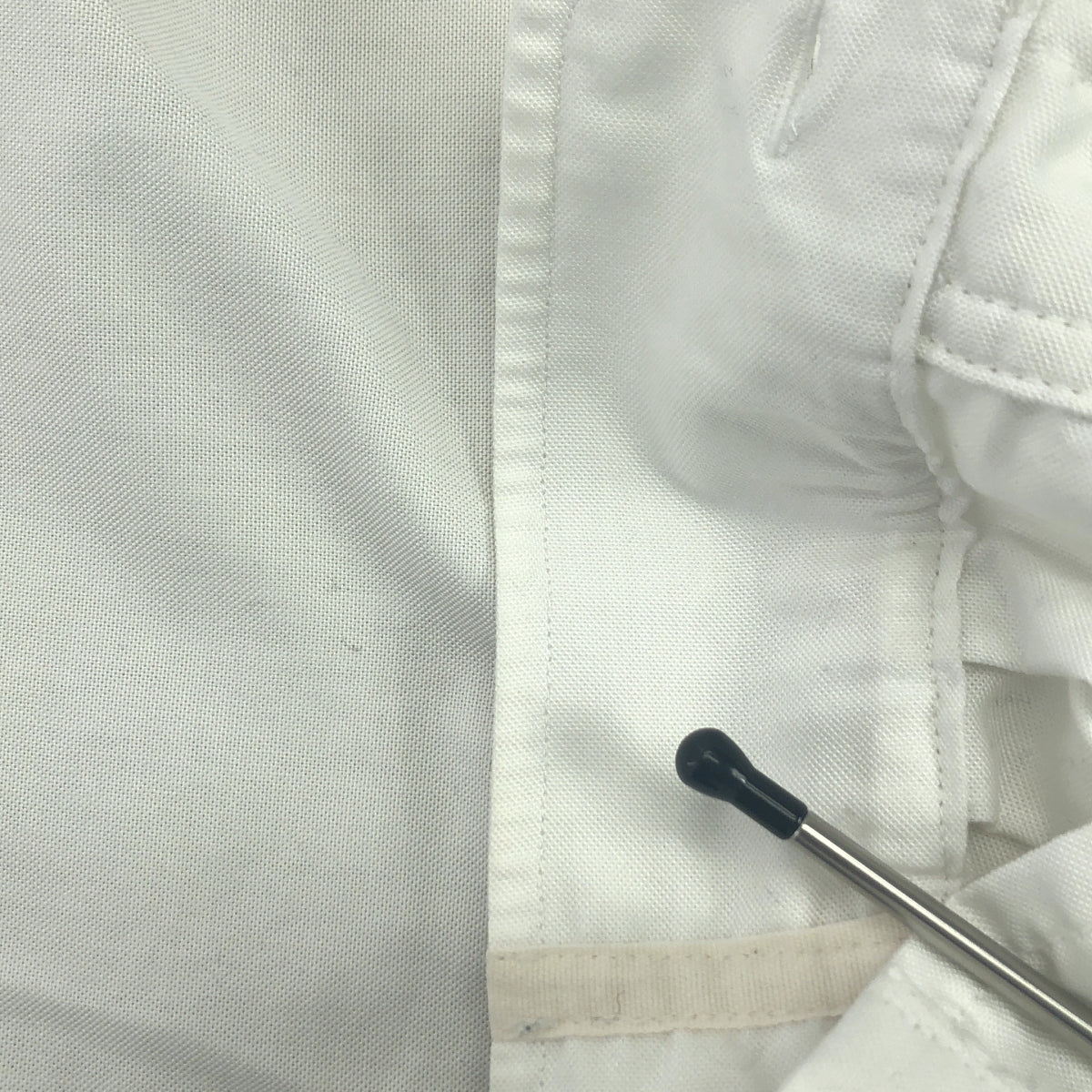 eye JUNYA WATANABE COMME des GARCONS MAN / アイジュンヤワタナベ マン | 2020AW | ×BROOKS BROTHERS ブルックスブラザーズ / 異素材切替 オックスフォード ボタンダウンシャツ | S | ホワイト / マルチカラー | メンズ