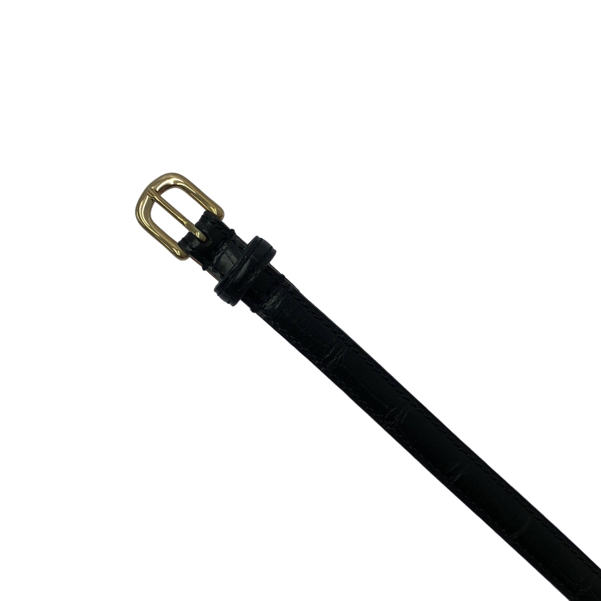 Felisi | 皮革壓花金扣皮帶 | 尺寸 48-90 | 黑色/金色 | 男款