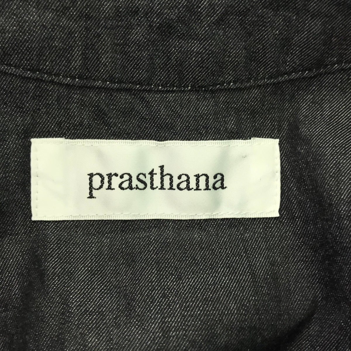 [新] prasthana / Prasthana |挖掘機襯衫 | M |黑色 |男士