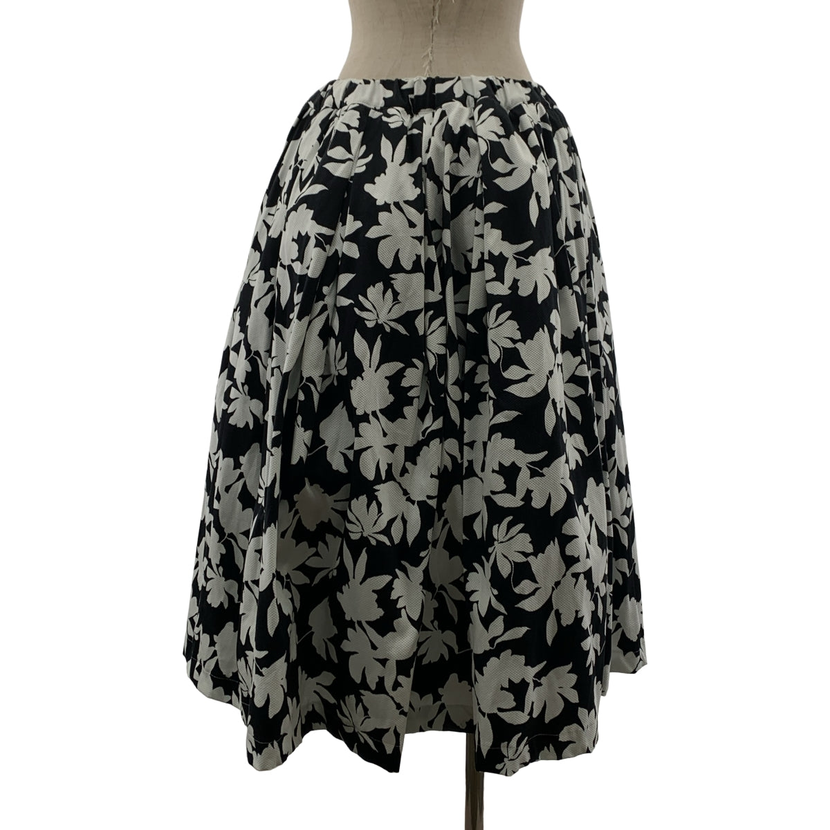 COMME des GARCONS COMME des GARCONS / Comme des | 2025 春夏 |花朵印花薄紗寬鬆褶皺褶皺半身裙 | S |女性的