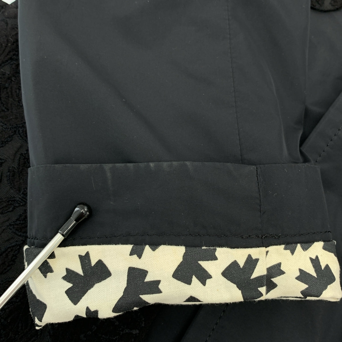 tricot COMME des GARCONS / トリココムデギャルソン | 2007SS | シルク混 ジャガード ラウンドカラー ジャケット | M | レディース