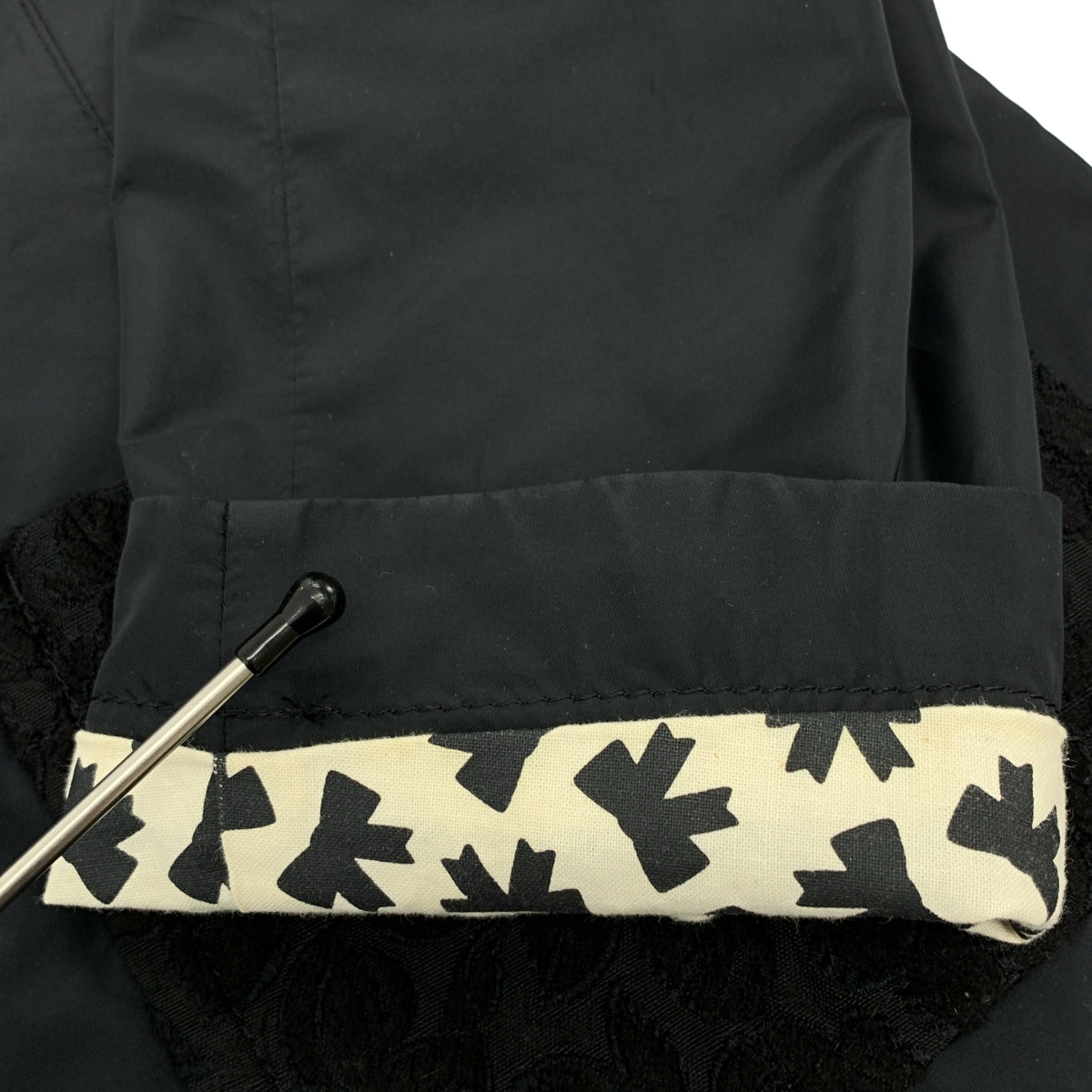 tricot COMME des GARCONS / トリココムデギャルソン | 2007SS | シルク混 ジャガード ラウンドカラー ジャケット | M | レディース