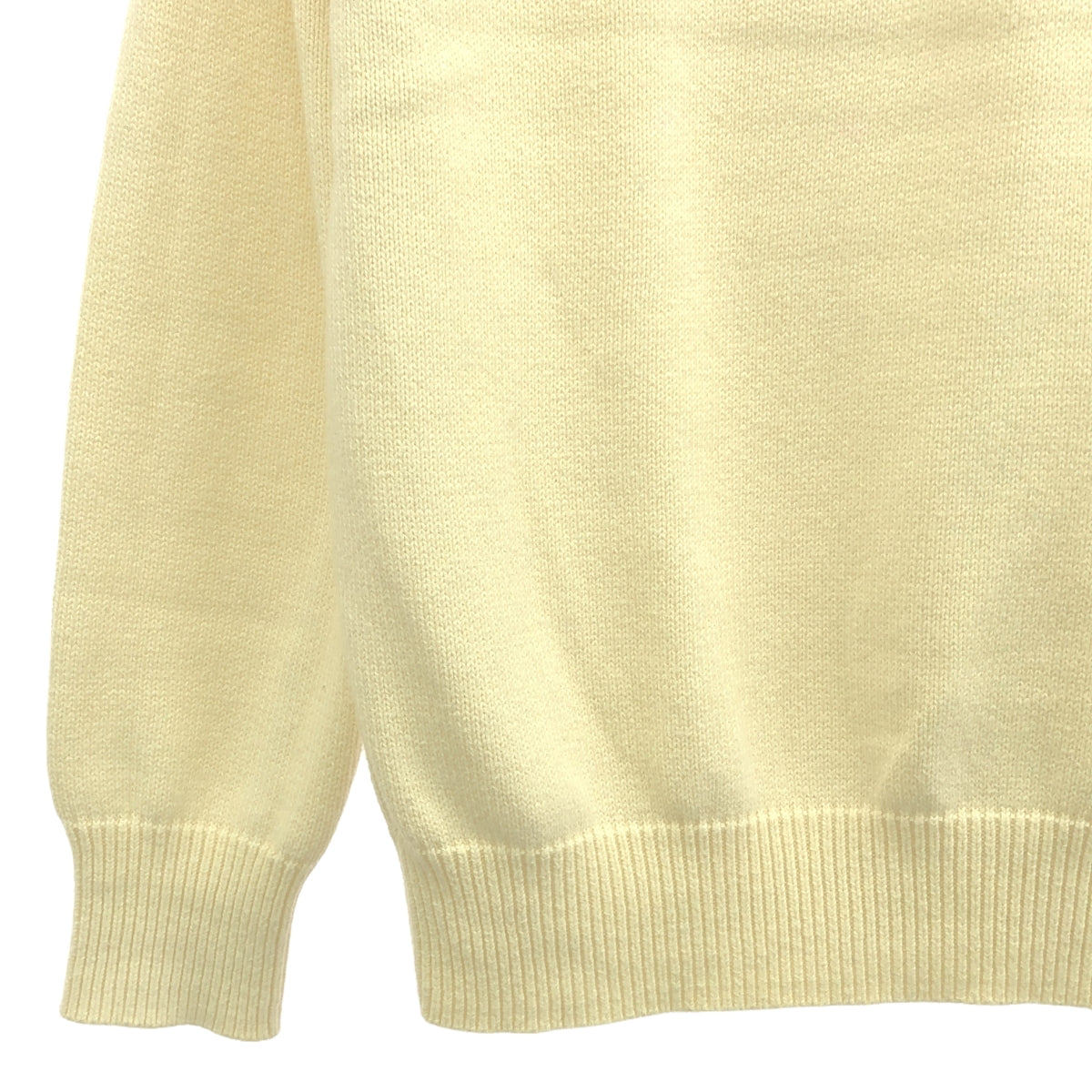 史蒂文艾倫 / 史蒂文艾倫 |棉羊絨高針距 POLO 衫 | F |象牙 |女性的